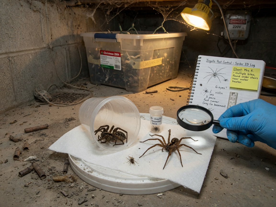 Identifying Spider Species Found in Gray County Basements